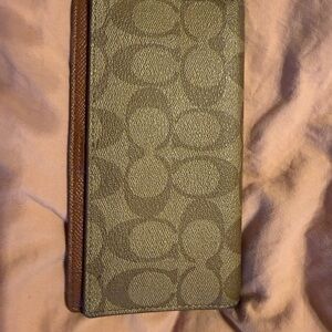 Coach Continental Checkbook Cover